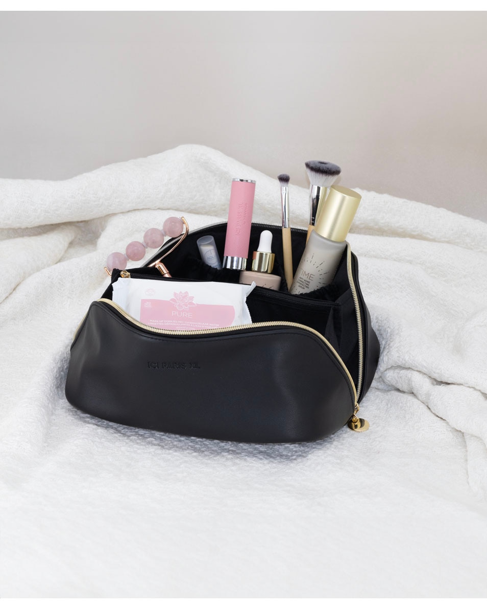 ICI PARIS XL TIMELESS COSMETIC BAG ZWARTE TOILETTAS 1 ST 3