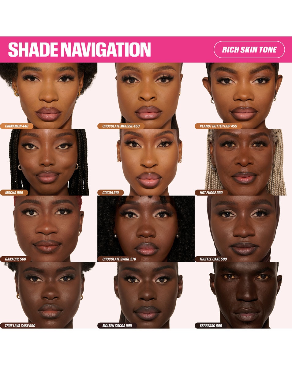 HUDA BEAUTY EASY BLUR NATURAL AIRBRUSH FOUNDATION 550 WARM - Hot Fudge 3