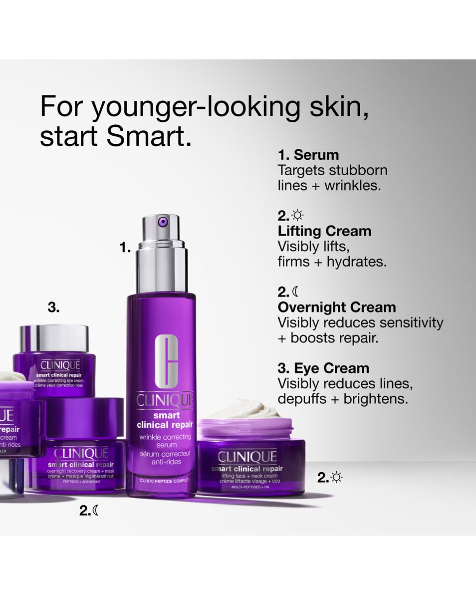 CLINIQUE Smart Clinical Repair™ Overnight Recovery Cream + Mask Anti-aging crème 50 ML 3
