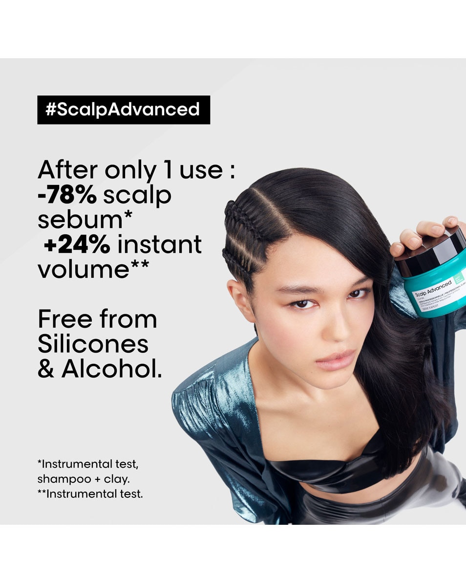 Anti-olliness 2-in-1 deep purifier clay