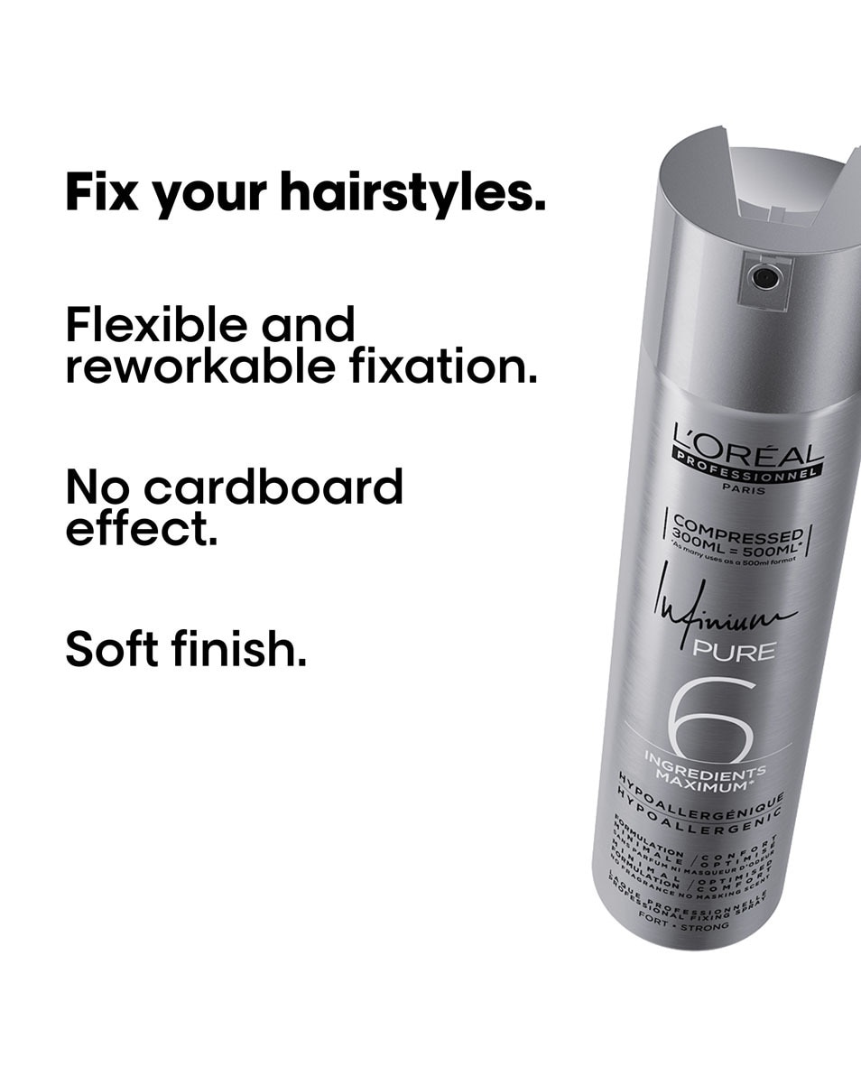 Hypoallergene haarspray met een sterke hold