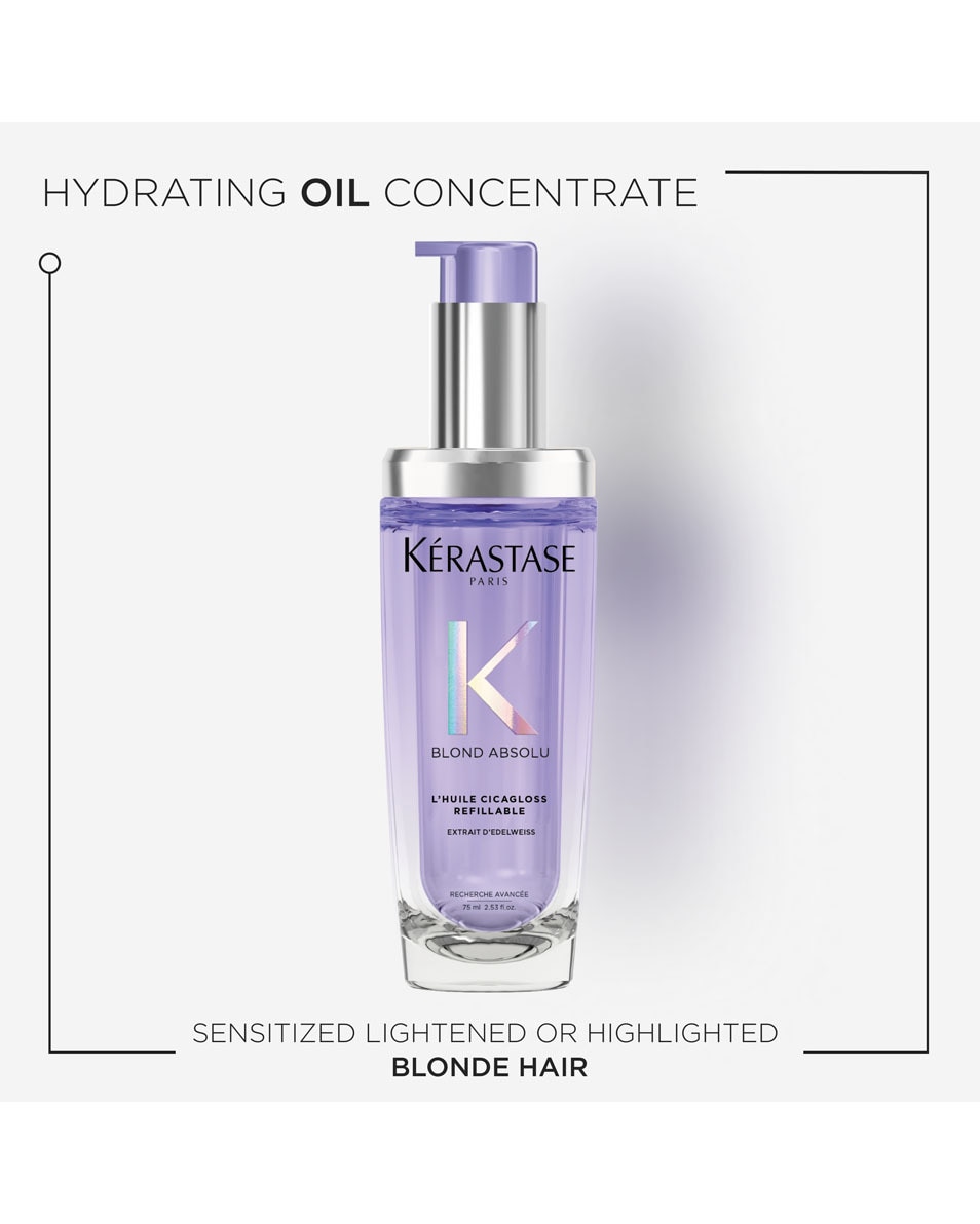 KÉRASTASE Blond Absolu L'Huile Cicagloss Herstellende haarolie - voor ontkleurd en blond haar 75 ML 3