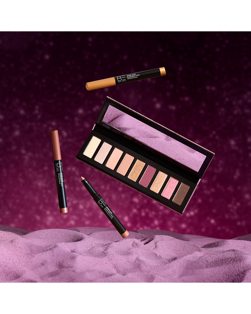 BE Creative Make Up SHINING STARDUST COLLECTION Wink&go oogschaduwstick 012 GLITTERING PETAL 3