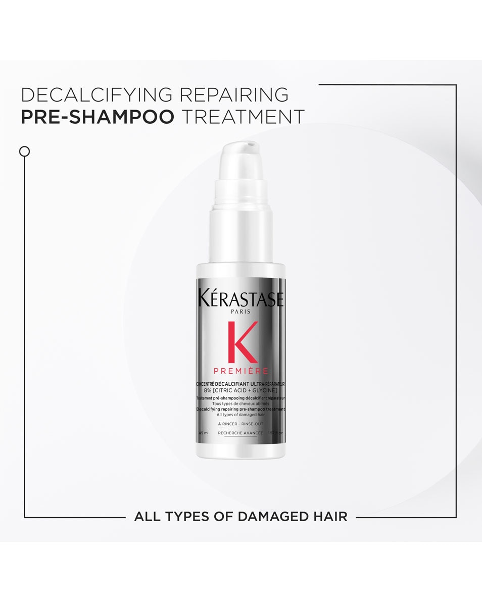 Calciumverwijderende en herstellende haarverzorgingsroutine