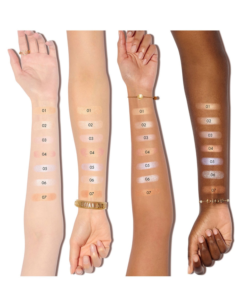DIOR Dior Forever Glow Luminizer - Long Wear Highlighter Langhoudende highlighter - geïnfuseerd met hyaluronzuur 01 Nude Halo 3