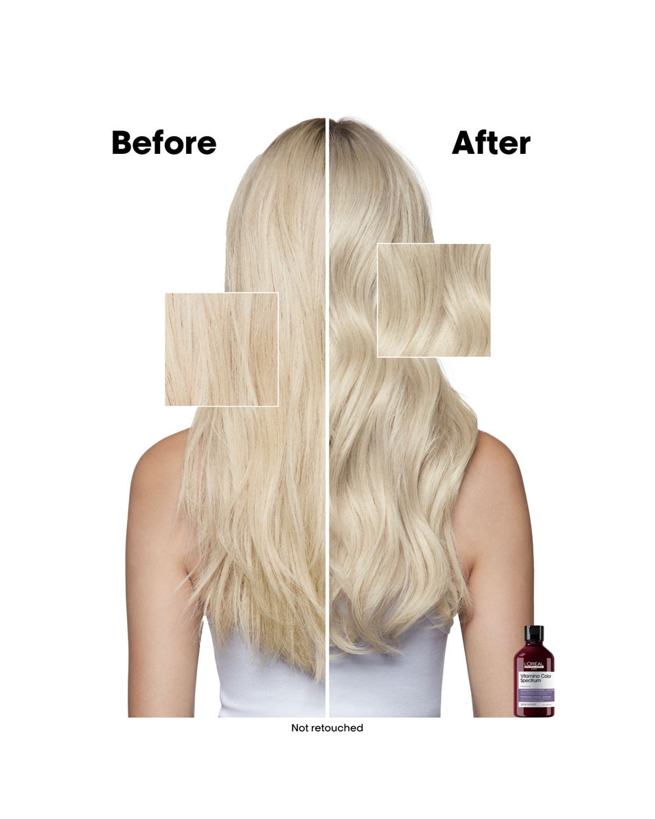 L'OREAL PROFESSIONNEL Vitamino Color Spectrum Paarse Shampoo - Voor Blonde Haarkleuren 300 ML 3