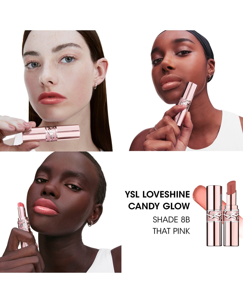 YVES SAINT LAURENT YSL Loveshine Candy Glow - Glanzende Getinte Balsem 8B That Pink 3