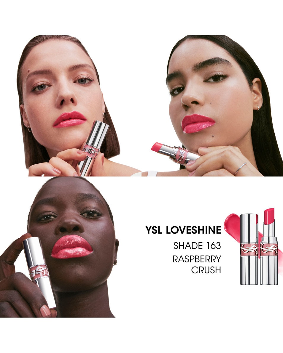 YVES SAINT LAURENT Ysl Loveshine Glanzende En Verzorgende Lippenstift Raspberry Crush 3