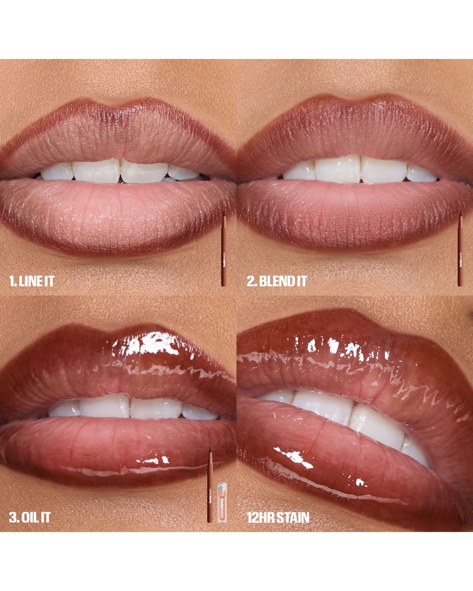 HUDA BEAUTY LIP CONTOUR LIP STAIN RICH BROWN