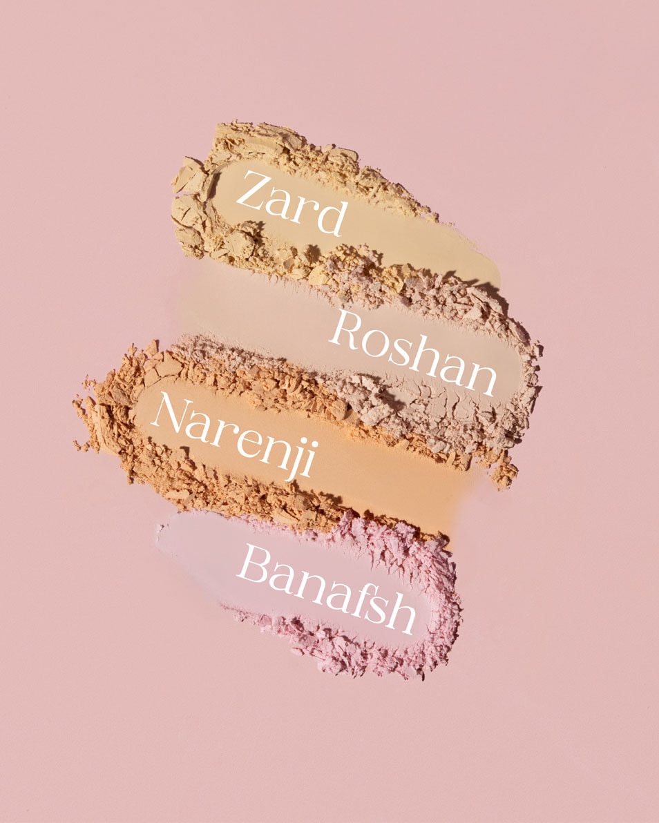 QUEEN TARZI The Dream Pressed Powder Translucent, Blurring & Brightening Pressed Powder Zard 3