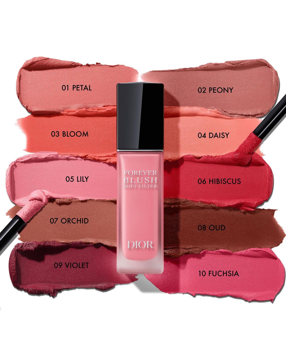 DIOR Dior Forever Blush Soft Filter Vloeibare opgeklopte blush - stralend matte finish 03 Bloom