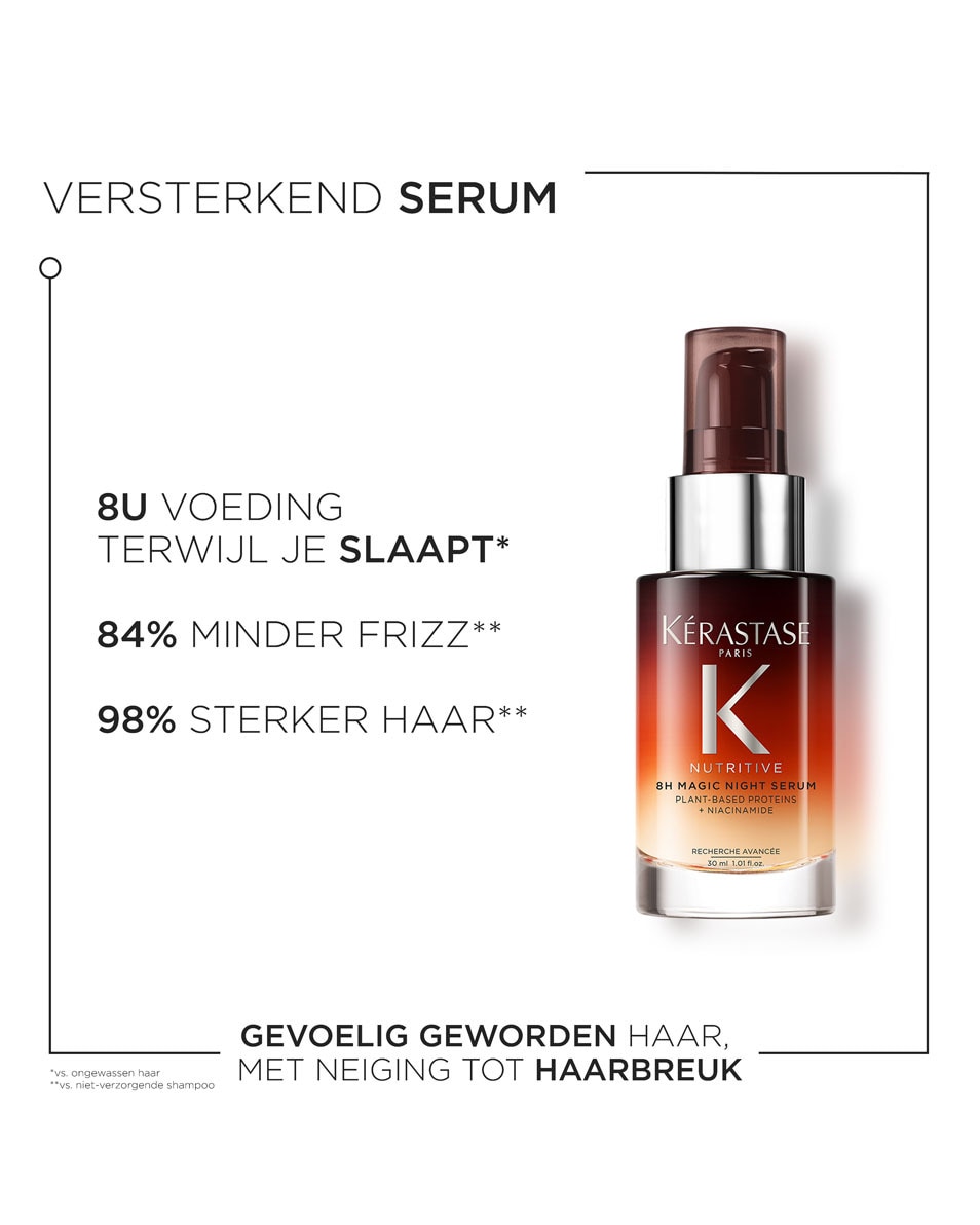Voedend & herstellend nachtserum - voor droog haar
