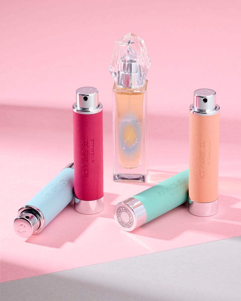 ICI PARIS XL FRAGANCE ATOMIZER LEATHER HOT PINK Navulbare tasverstuiver 3