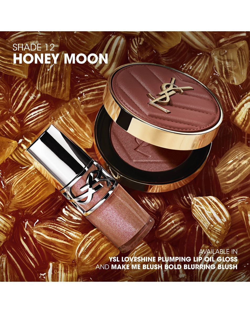 YVES SAINT LAURENT Make Me Blush Bold Blurring Blush - Ultra-Sensorisch En Zijdezacht Poeder - Glitter Finish Honey Moon 3
