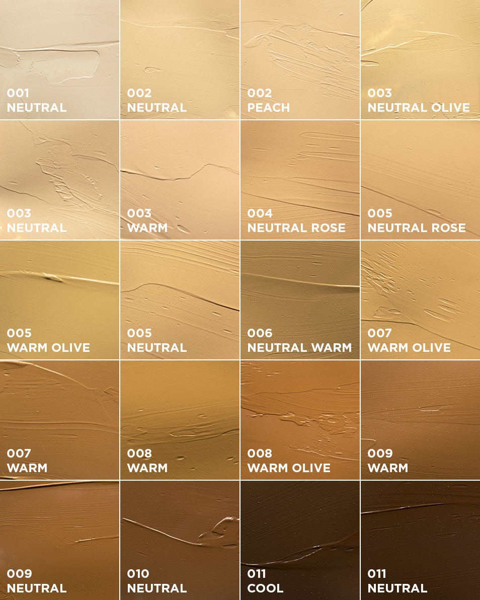 BE Creative Make Up DIAMOND DEW GLOW 24 uur hydraterende glowy foundation met medium dekking Hoola Original / Cookie Golden Pearl / Pompom / Shellie Gleam 3
