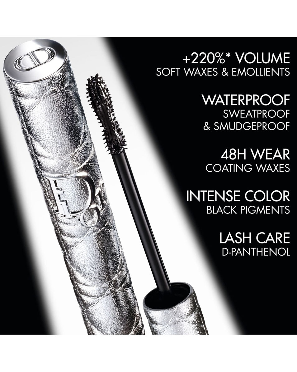 DIOR Diorshow Overvolume Waterproof Waterproof mascara 48 u extreem volume 090 Overblack 3