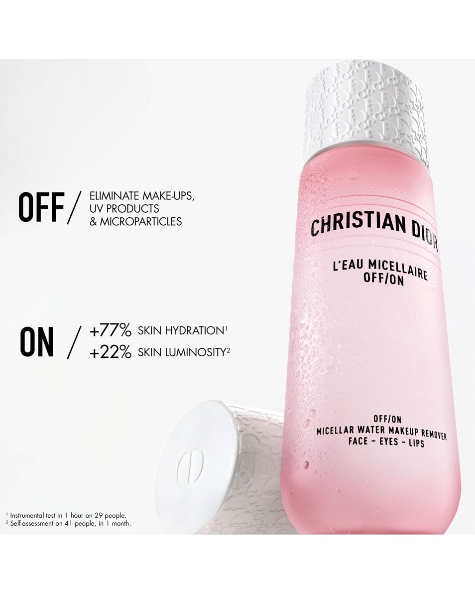 DIOR L'Eau Micellaire OFF/ON - Micellar water makeup remover Micellair reinigingswater voor gezicht, ogen en lippen 175 ML 3