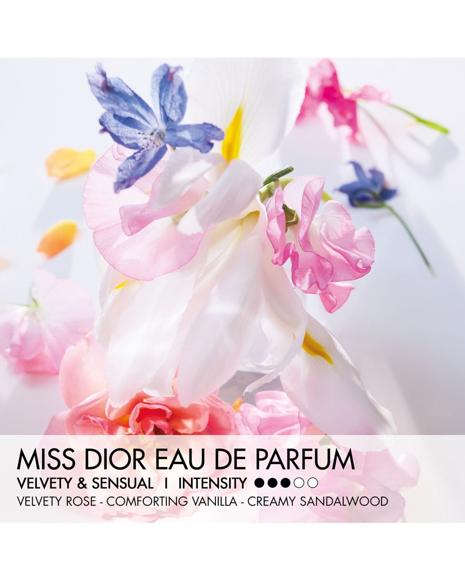 DIOR Miss Dior Eau de Parfum Roller-Pearl Florale, vanille, en sensuele noten - Travel size 20 ML 3