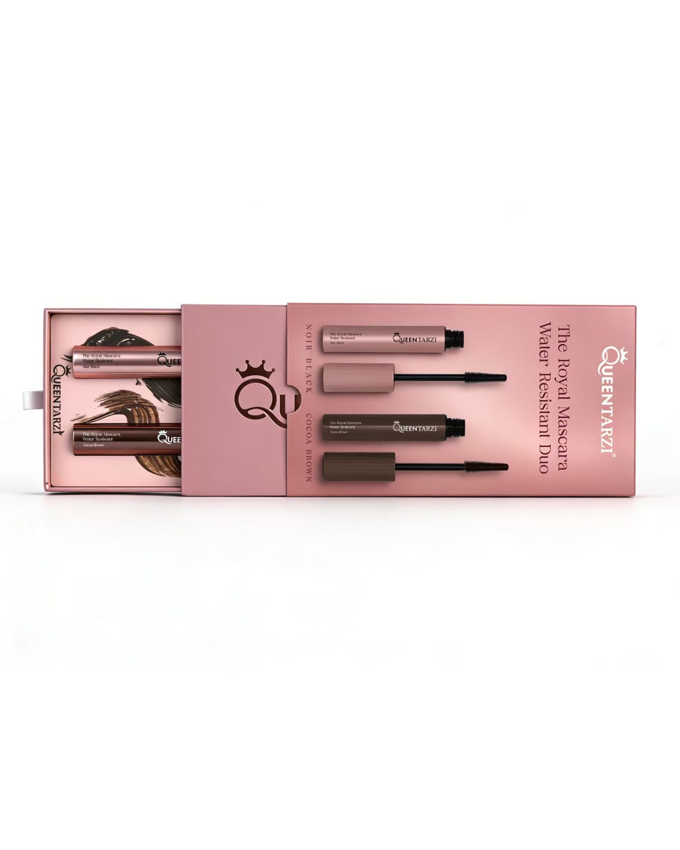QUEEN TARZI Royal Mascara Water Resistant Duo Set 2 ST