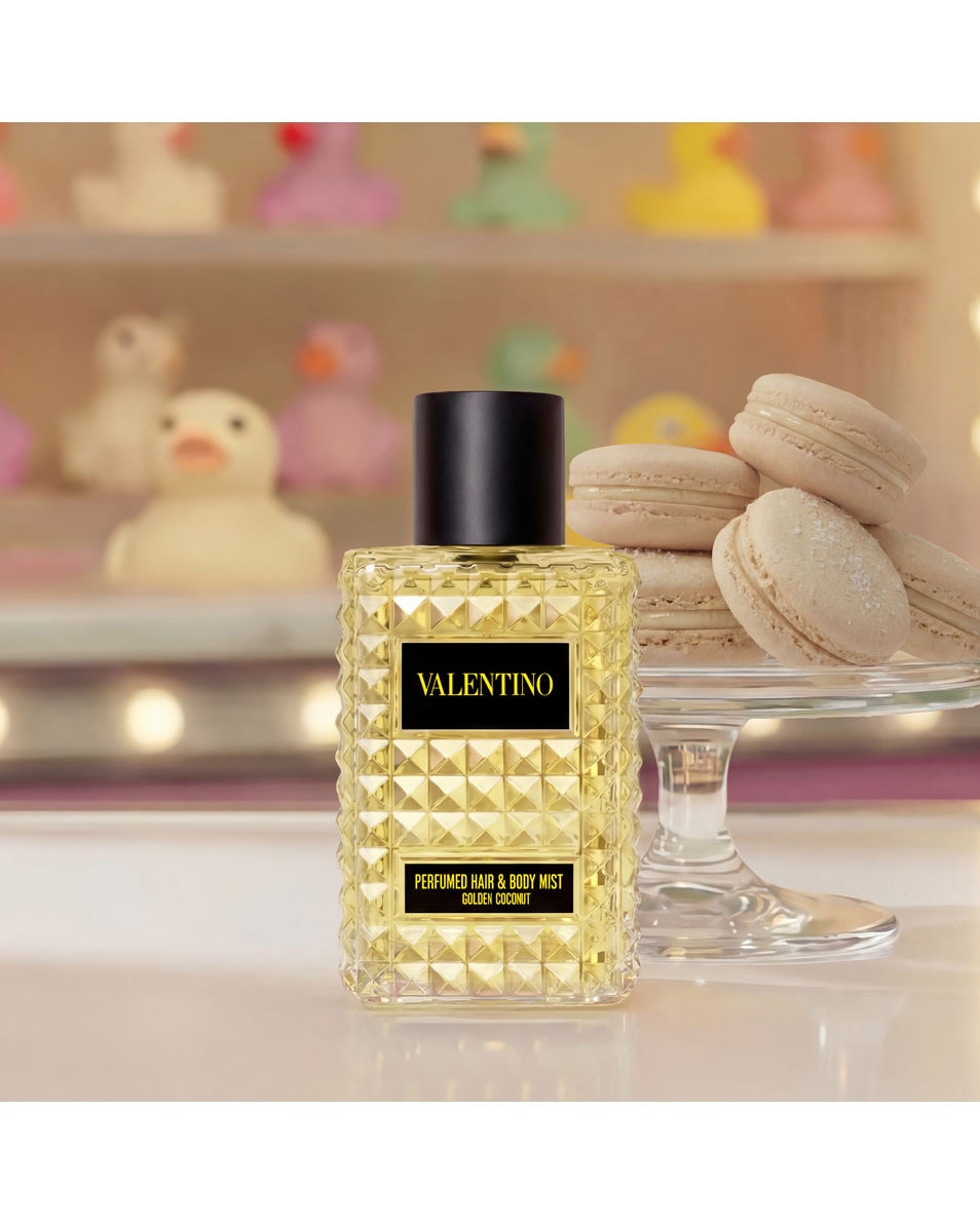 VALENTINO Born in Roma Golden Coconut Hair & Body Mist – Bloemig kokosparfum voor dames 100 ML 3