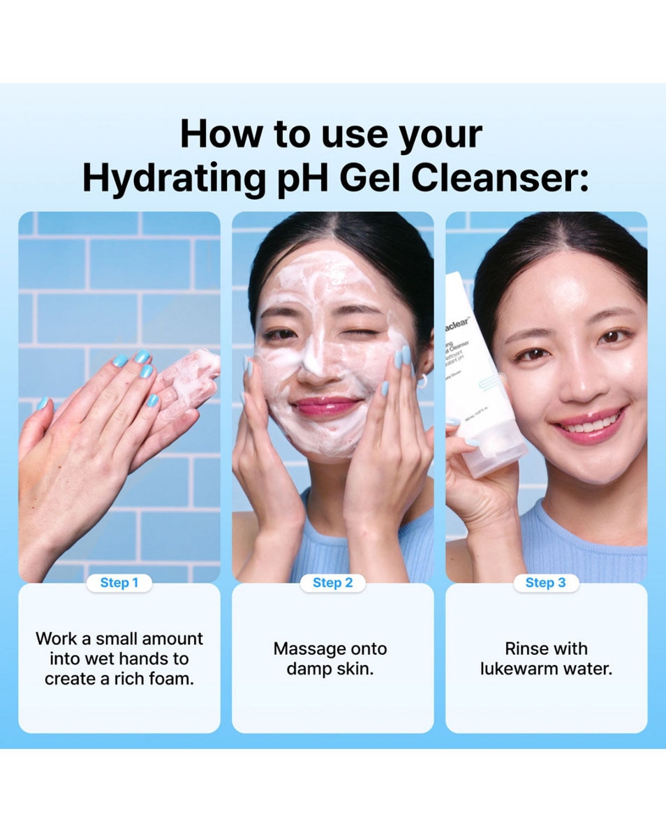 DR JART+ Dermaclear Hydrating pH Gel Cleanser Hydraterende pH-Reinigingsgel 30 ML 3