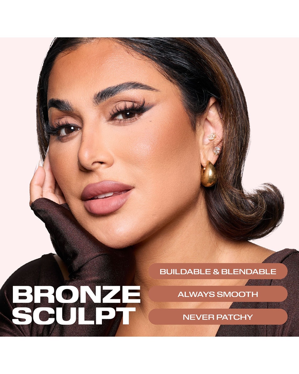 HUDA BEAUTY BRONZE FILTER PALETTE BRONZING AND CONTOUR QUAD TAN 3