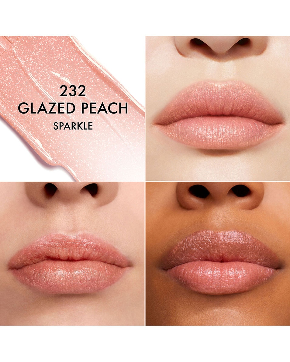 DIOR Rouge Dior - Limited Edition Lipstick - glinsterende finish 232 Glazed Peach 3