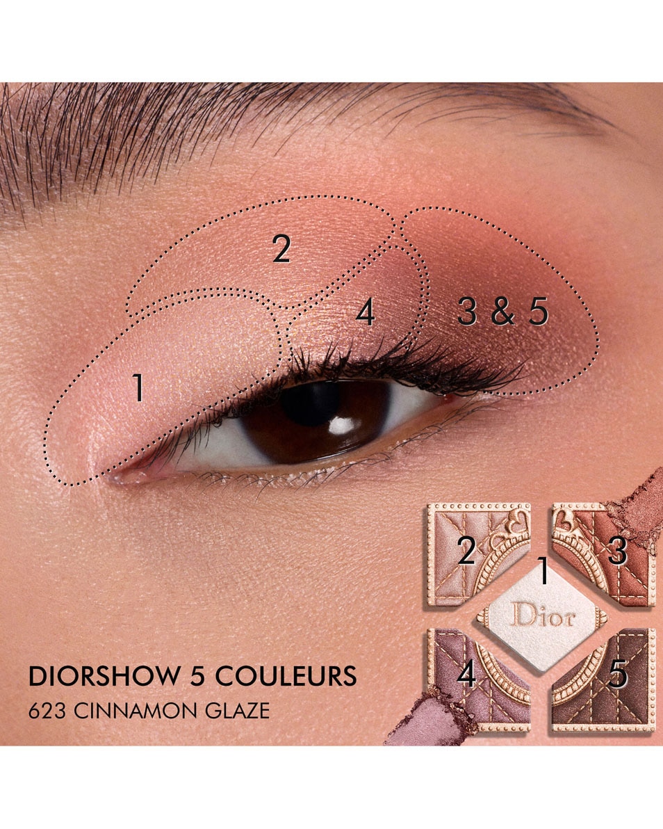 DIOR Diorshow 5 Couleurs - Limited Edition Oogschaduwpalette 5 oogschaduws 623 Cinnamon Glaze 3