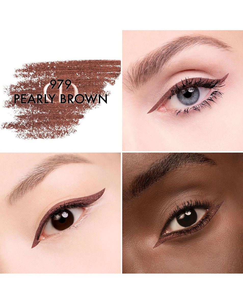 DIOR Diorshow Liquid Liner - Felt-Tip Waterproof Eyeliner Ultra-precieze vilttip eyeliner - intense waterproof kleur 979 Pearly Brown 3