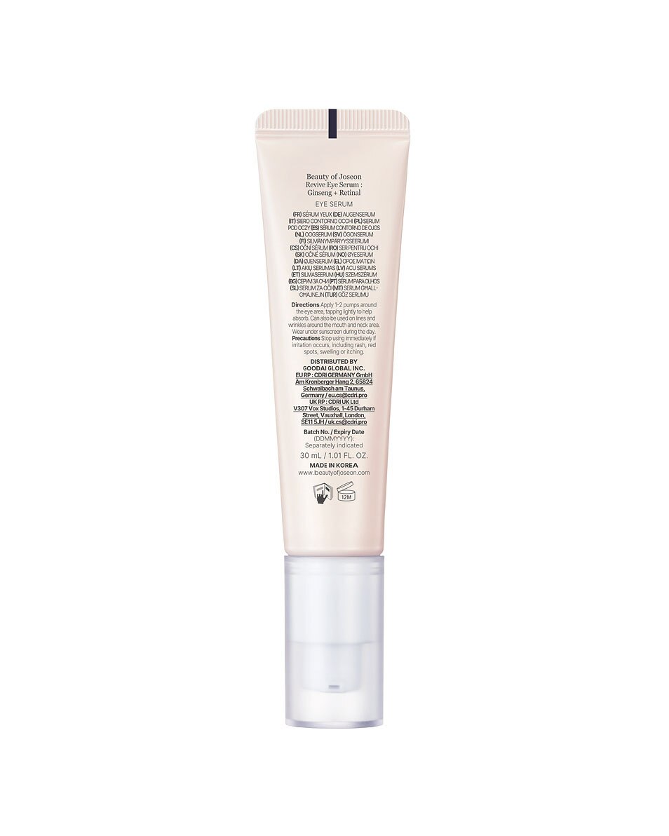 BEAUTY OF JOSEON Revive Eye Serum: Ginseng + Retinal 30 ML 3