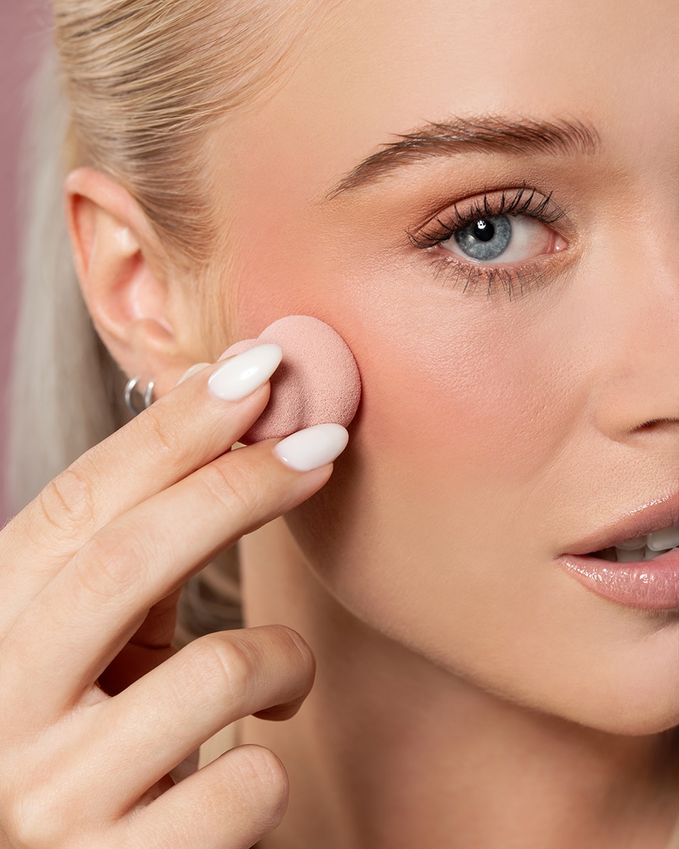 QUEEN TARZI MAKEUP SPONGE FLAWLESS FINISH 3-IN-1 MINI MAKEUP SPONGE 2 ST 4