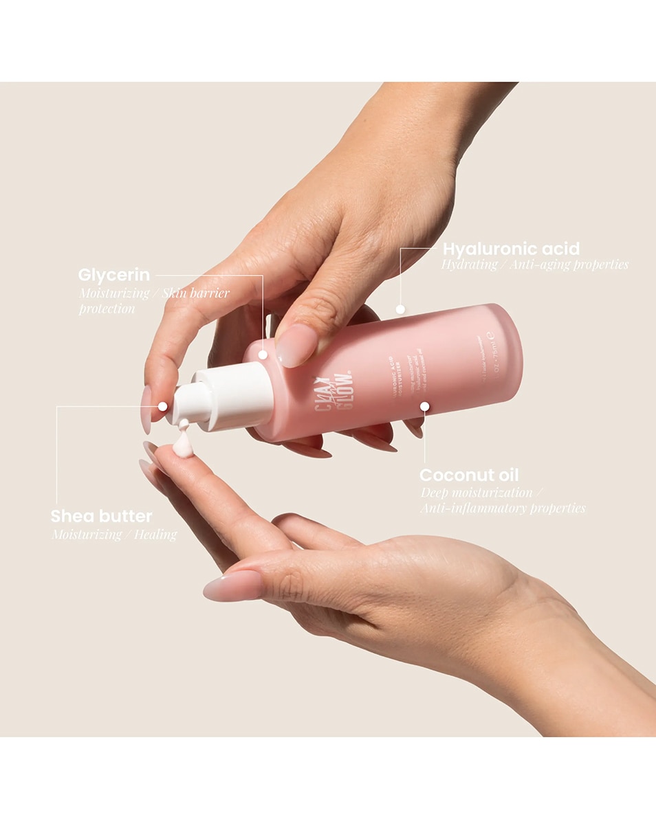 CLAY AND GLOW HYDRATING MOISTURIZER HYDRATERENDE DAG- EN NACHTCRÈME 75 ML 3