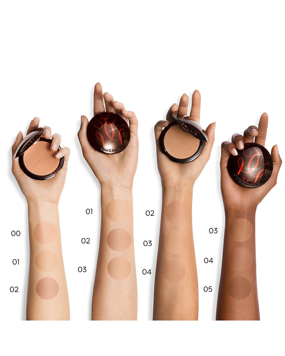 GUERLAIN TERRACOTTA BRONZING POWDER - 96% NATURALLY-DERIVED INGREDIENTS 00 CLAIR ROSÉ 4