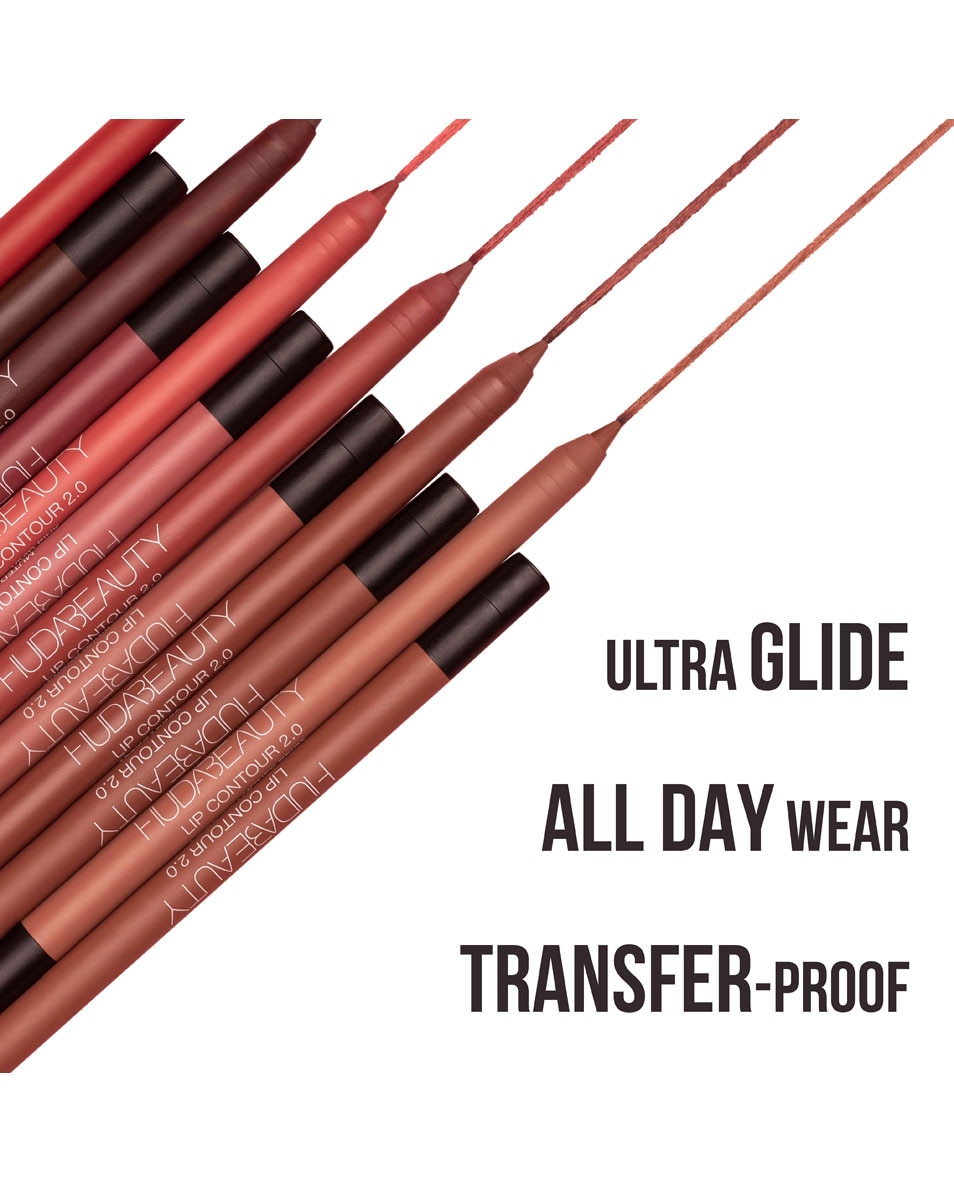 HUDA BEAUTY LIP CONTOUR LIP LINER Warm Brown 4