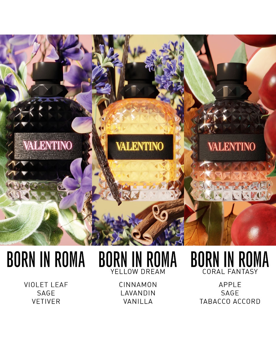 VALENTINO BORN IN ROMA CORAL FANTASY UOMO EAU DE TOILETTE MANNEN 100 ML 4