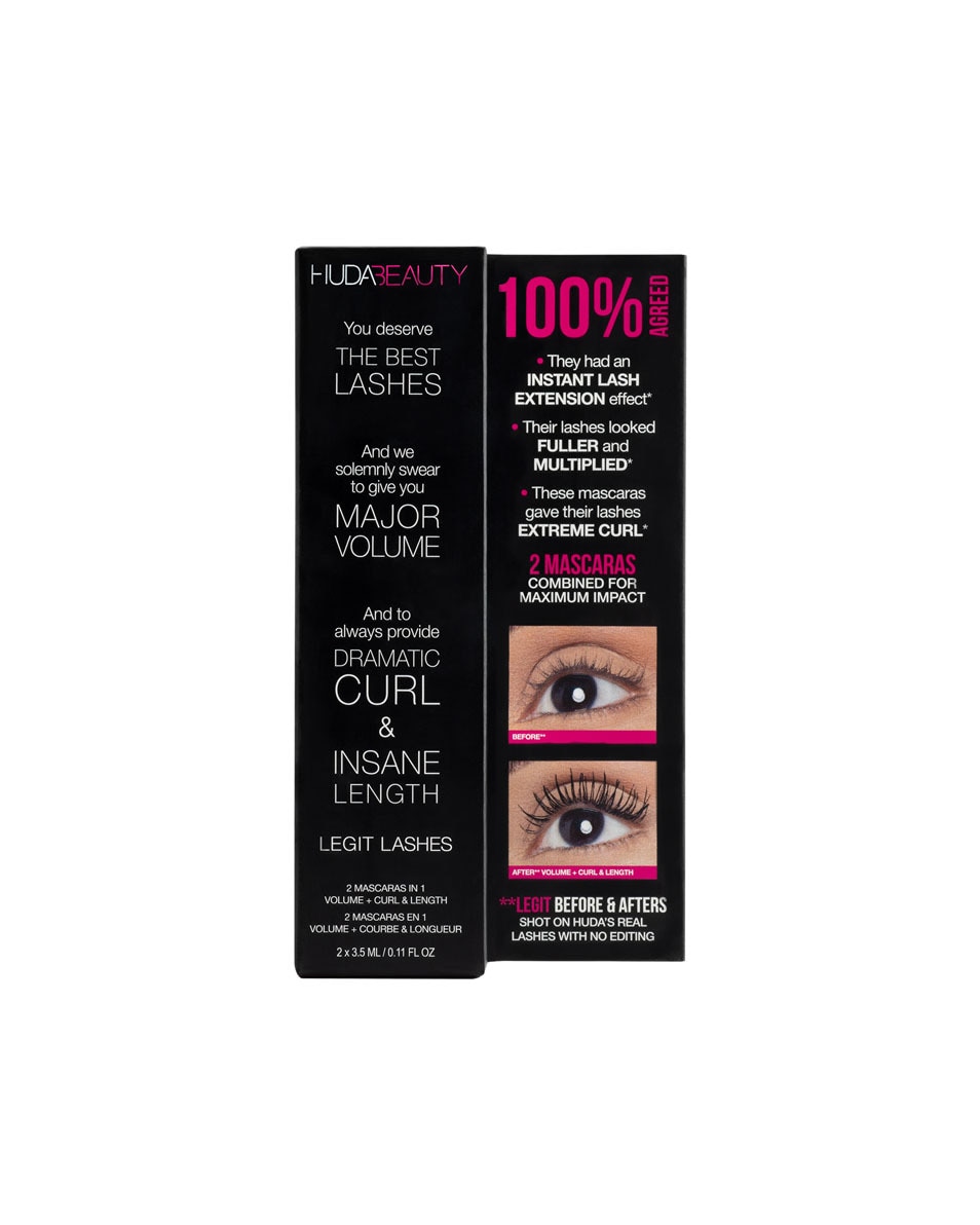 HUDA BEAUTY LEGIT LASHES MINI MASCARA 01 extreme black 4