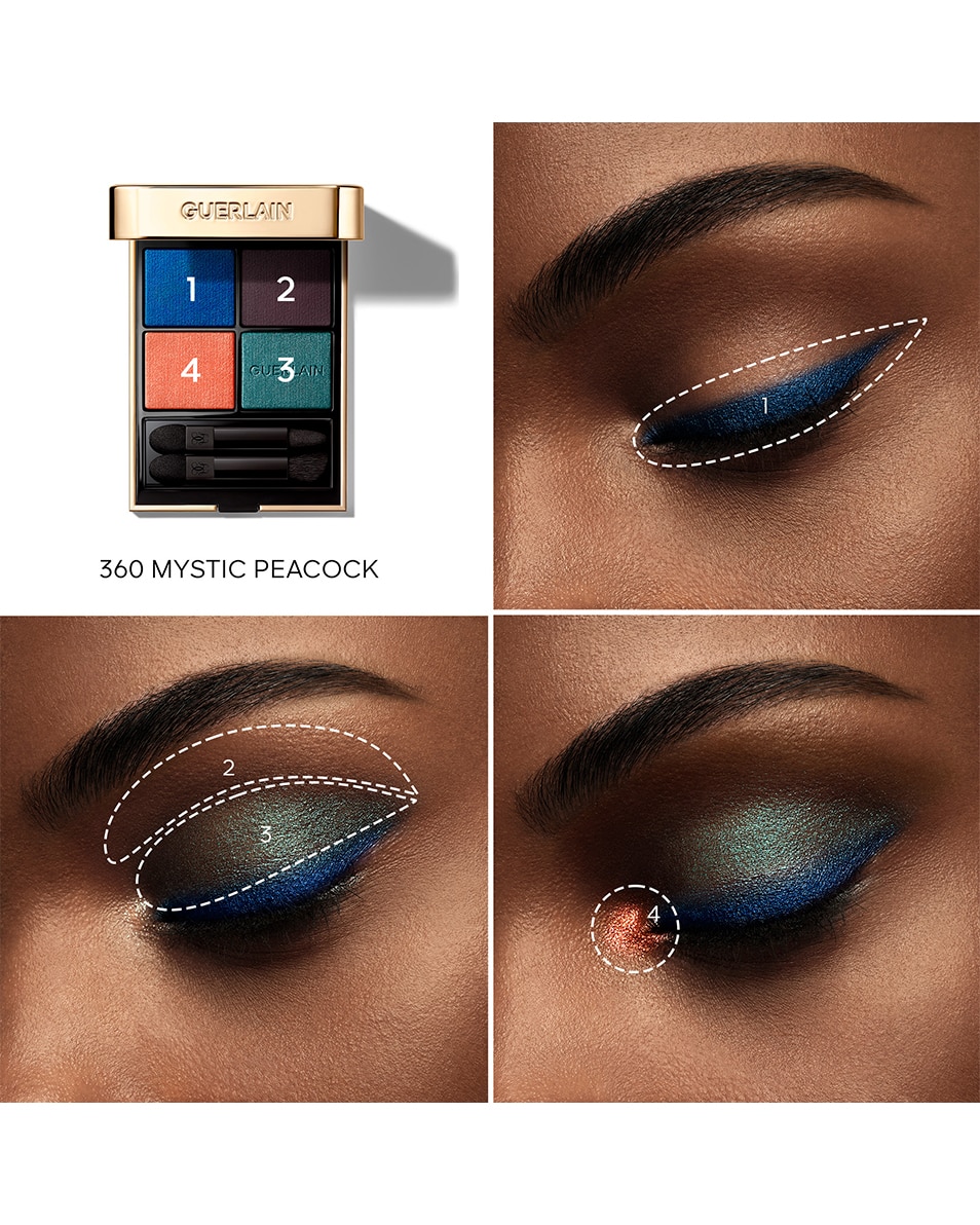 GUERLAIN OMBRES G OOGSCHADUWPALET 360 Mystic Peacock 4