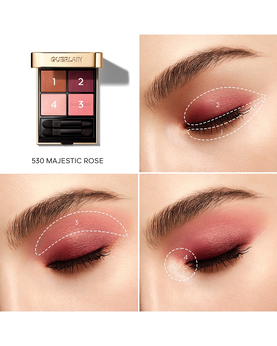 GUERLAIN OMBRES G OOGSCHADUWPALET 530 Majestic Rose 4