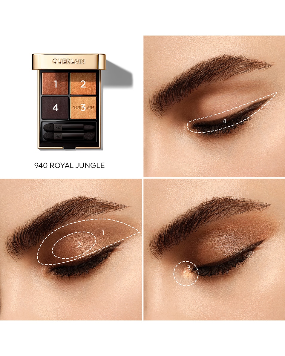 GUERLAIN OMBRES G OOGSCHADUWPALET 940 Royal Jungle 4
