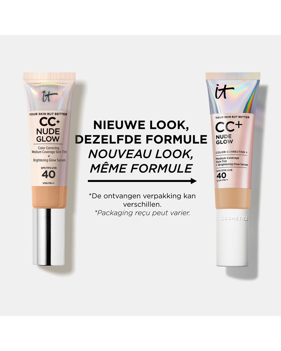 IT COSMETICS Your Skin But Better CC+ Nude Glow Cream SPF 40 Medium Tan 4