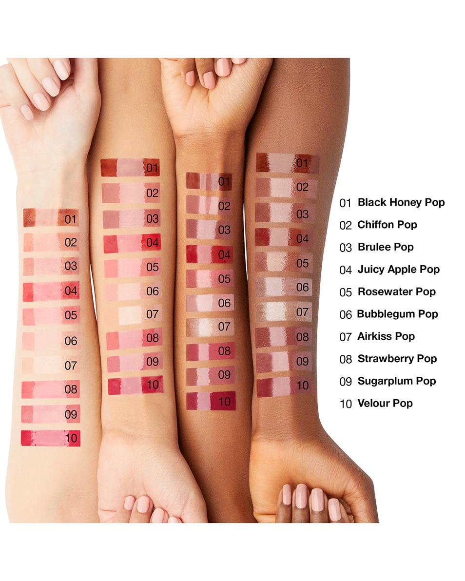 CLINIQUE POP PLUSH™ CREAMY LIP GLOSS HYDRATERENDE LIPGLOSS Black Honey Pop 4