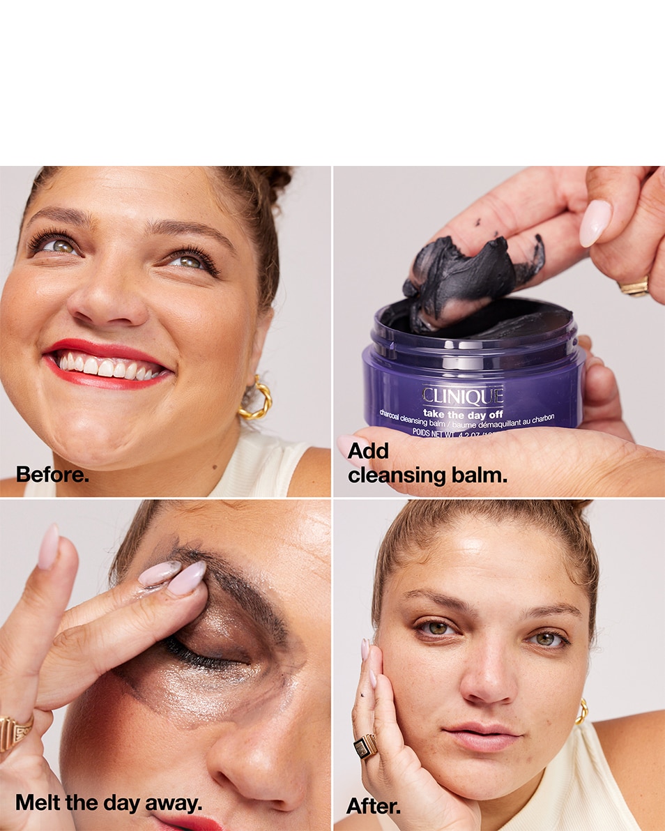 CLINIQUE Take The Day Off™ Charcoal Cleansing Balm MAKE-UP REMOVER GELAAT & OGEN - GEMENGDE TOT VETTE HUID 125 ML 4