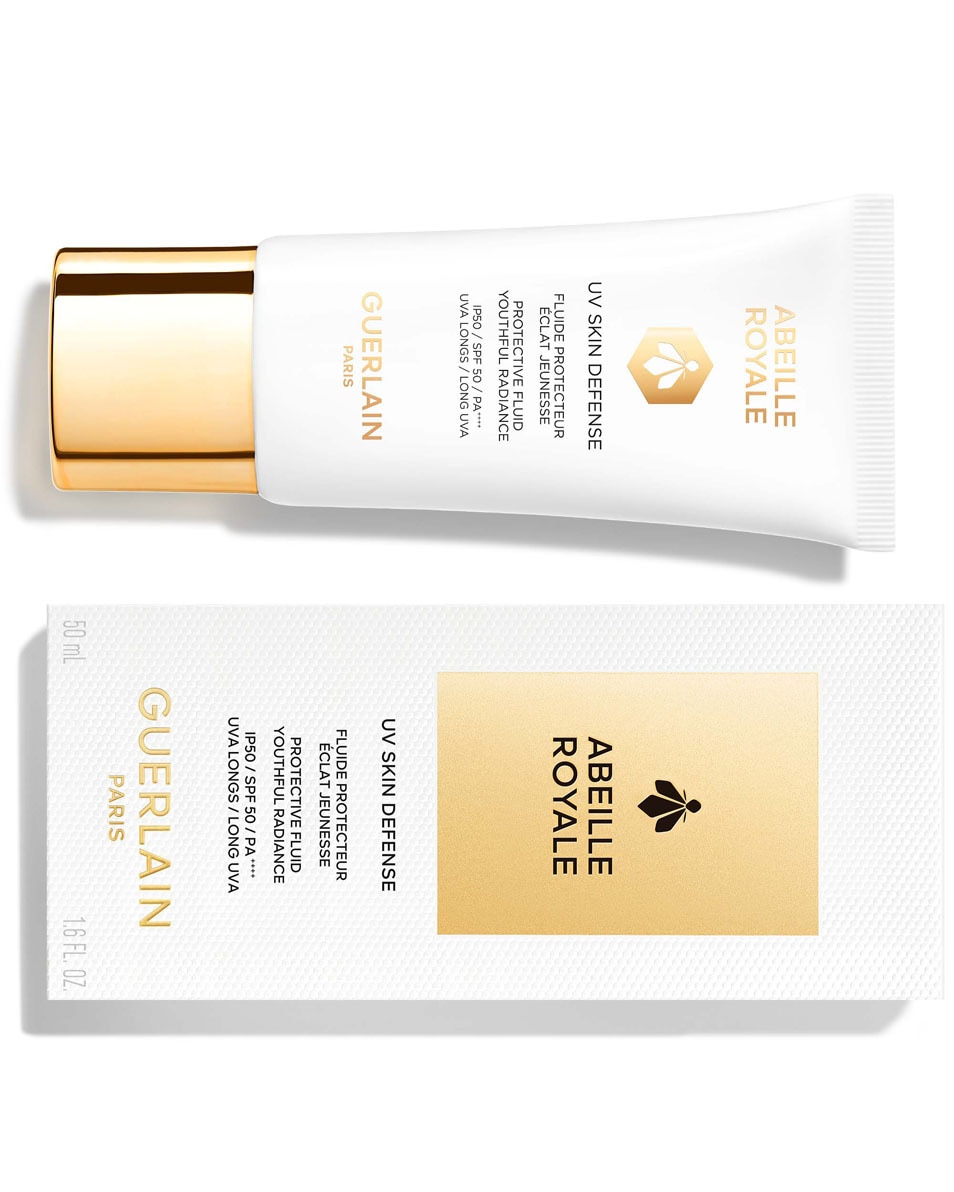 GUERLAIN ABEILLE ROYALE UV SKIN DEFENSE PROTECTIVE DAGELIJKSE BESCHERMING VAN DE HUID VOOR EEN JEUGDIGE UITSTRALING, VLOEIBAAR PRODUCT MET SPF 50/ PA++++ 50 ML 4