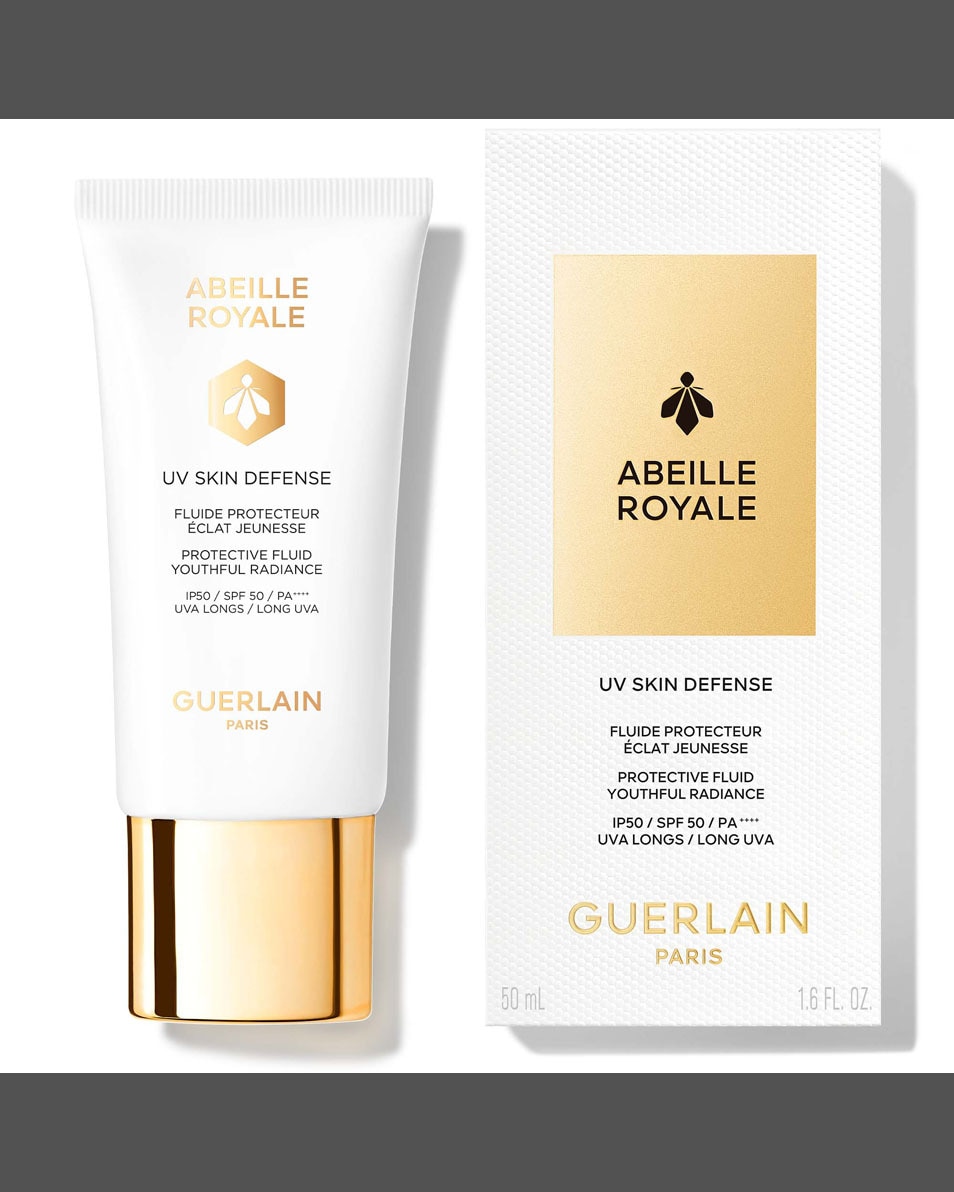 GUERLAIN ABEILLE ROYALE UV SKIN DEFENSE PROTECTIVE DAGELIJKSE BESCHERMING VAN DE HUID VOOR EEN JEUGDIGE UITSTRALING, VLOEIBAAR PRODUCT MET SPF 50/ PA++++ 50 ML 4
