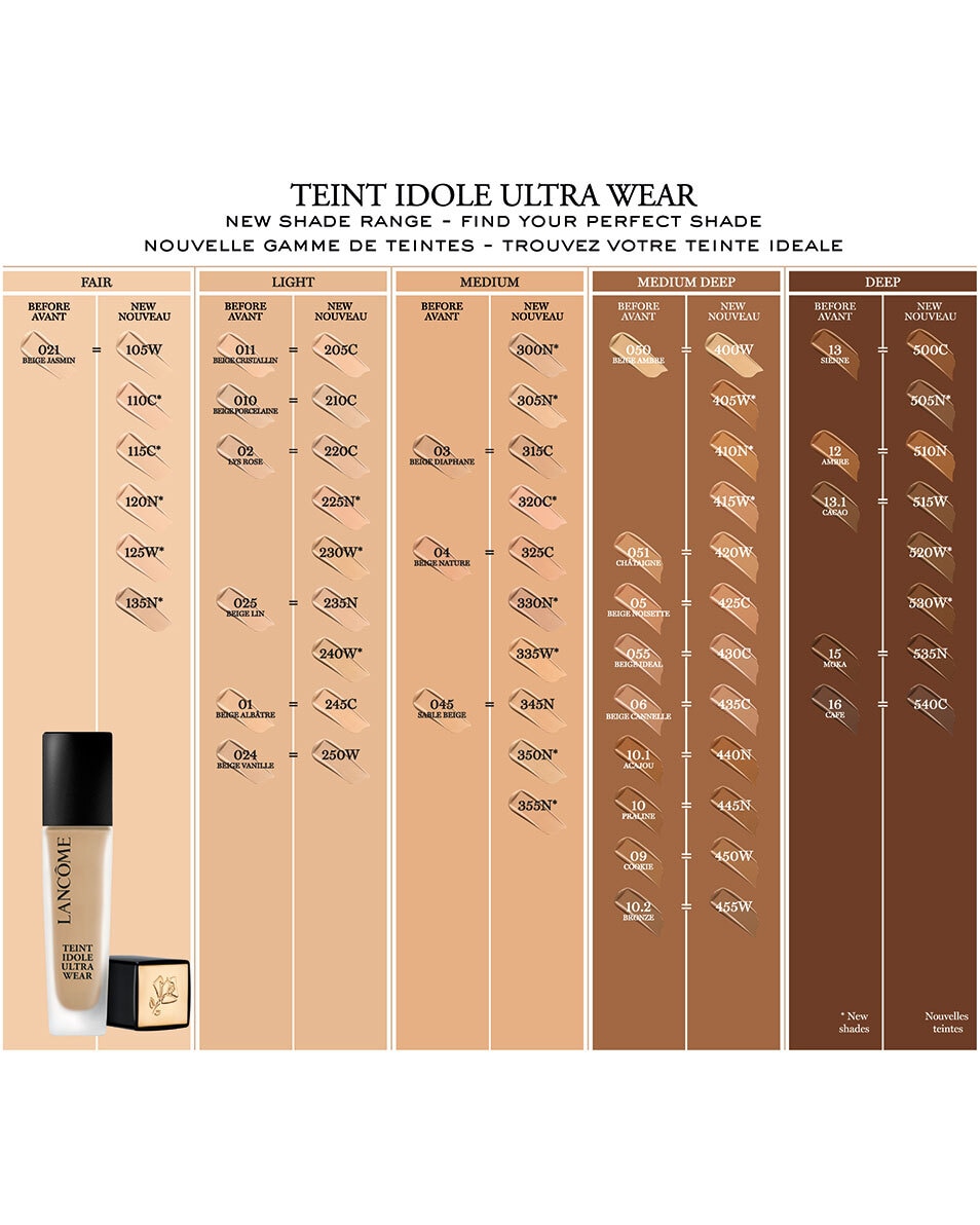 LANCÔME TEINT IDOLE ULTRA WEAR Foundation 445N - 10 - Beige Praline<br> 4