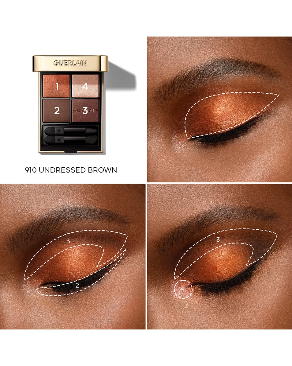 GUERLAIN OMBRES G OOGSCHADUWPALET<BR>UNDRESSED BROWN Undressed Brown 4