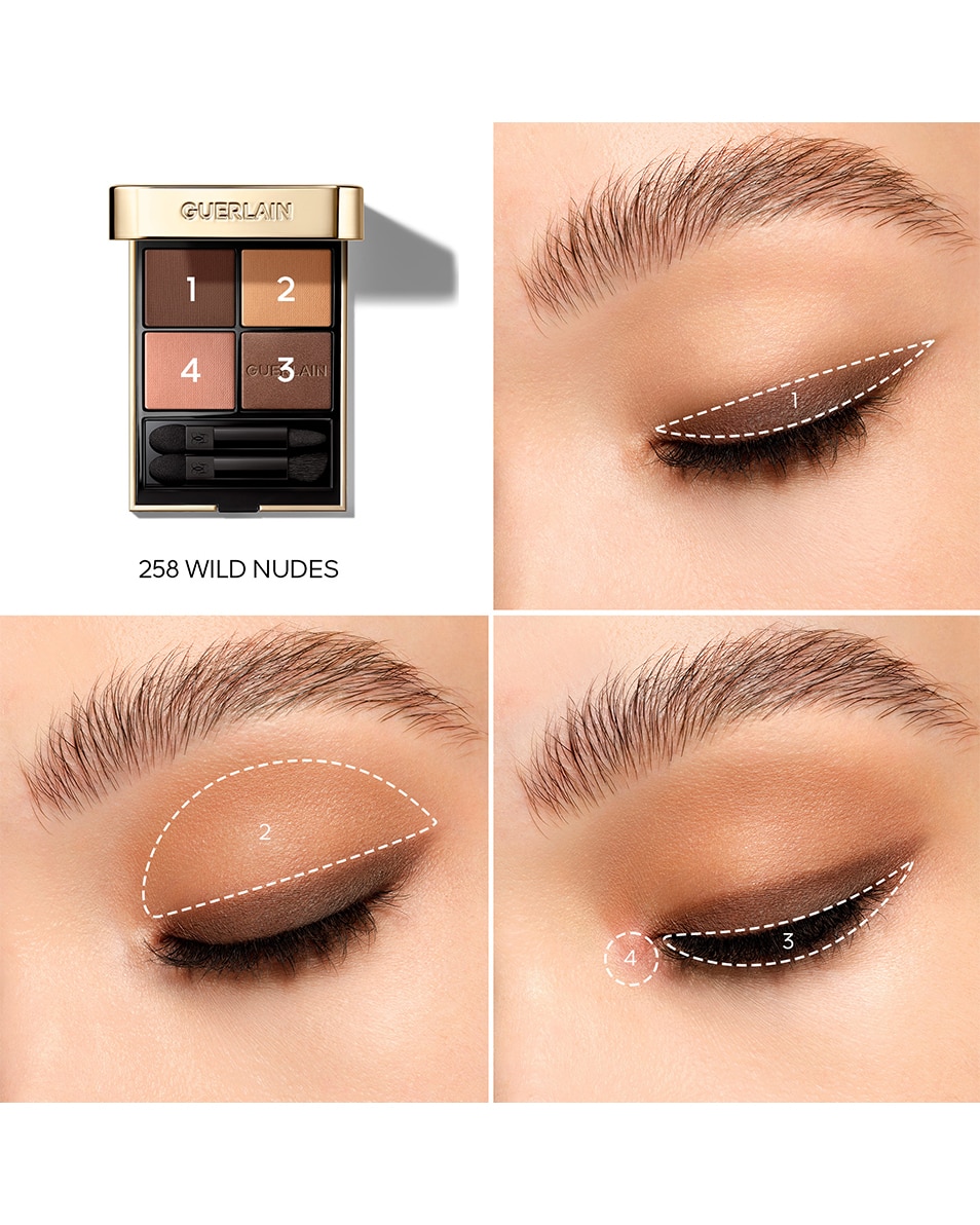 GUERLAIN OMBRES G OOGSCHADUWPALET<BR>WILD NUDES Wild Nudes 4
