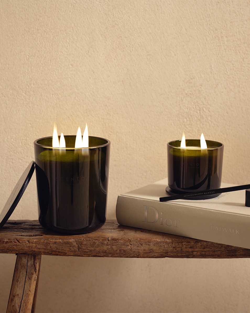 SCENTO SIGNATURE COLLECTION FIZYY CITRUS KLEINE KAARS 325 G 4