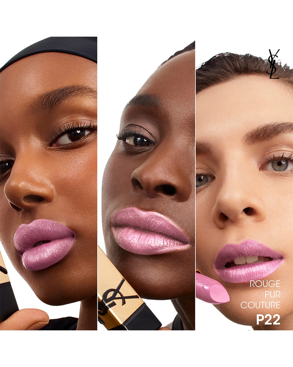 YVES SAINT LAURENT ROUGE PUR COUTURE LIPSTICK P22 - Pink 22 4