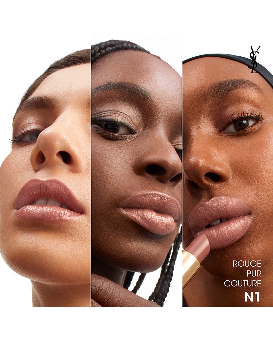 YVES SAINT LAURENT ROUGE PUR COUTURE LIPSTICK N1 - Nude 1 4